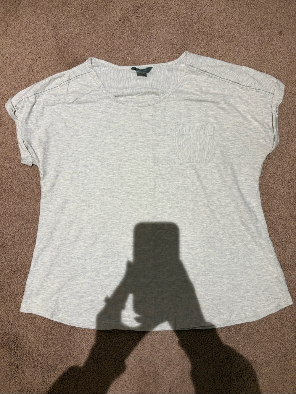 Natural reflections Light Gray Women's Pocket Tee size xl